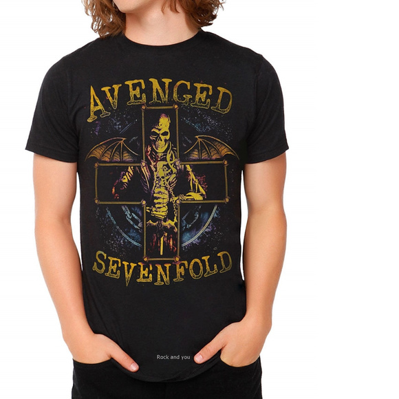 Avenged Sevenfold Logo Bat A7X metal rock Official T-Shirt 2XL XXL NWT - Picture 1 of 2
